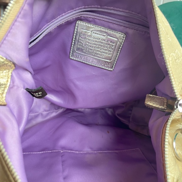 Coach purse rare find poppy label coach purse coach bag - Picture 4 of 13